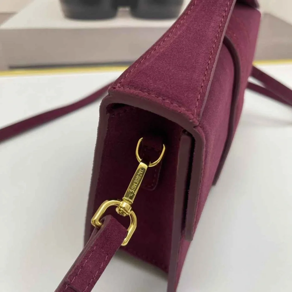 Jacquemus Bamnino Women's Burgundy Shoulder/Crossbody Bag - Picture 6 of 8